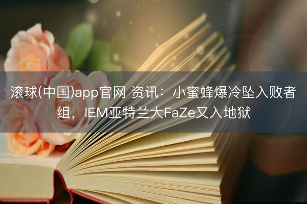 滚球(中国)app官网 资讯:小蜜蜂爆冷坠入败者组,IEM亚特兰大FaZe又入地狱