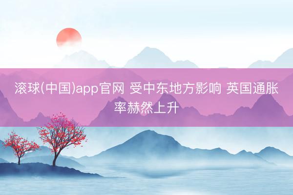 滚球(中国)app官网 受中东地方影响 英国通胀率赫然上升